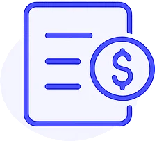 אייקון של דף עם מטבע