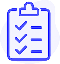 אייקון של רשימה של שלבים לרוכשי דירה ראשונה