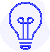 אייקון של נורה לבדיקת כדאיות