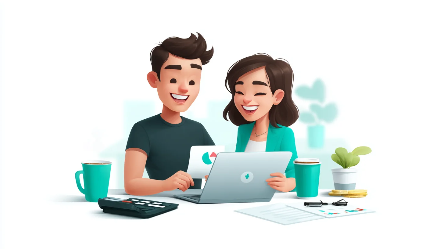 תמונה של זוג מסתכל ניהול תקציבי המשפחה